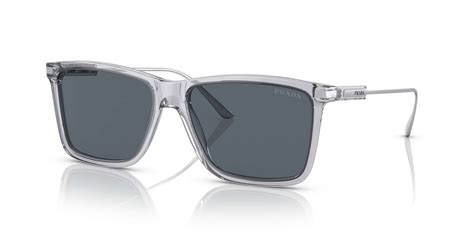 prada u430a9|Prada PR01ZS Transparent Grey / Blue • EyeWearThese.com.